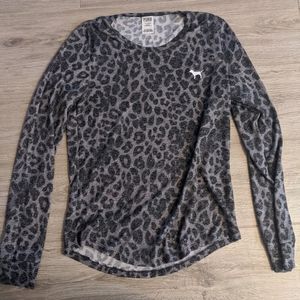 Victorias Secret Pink Leopard shirt